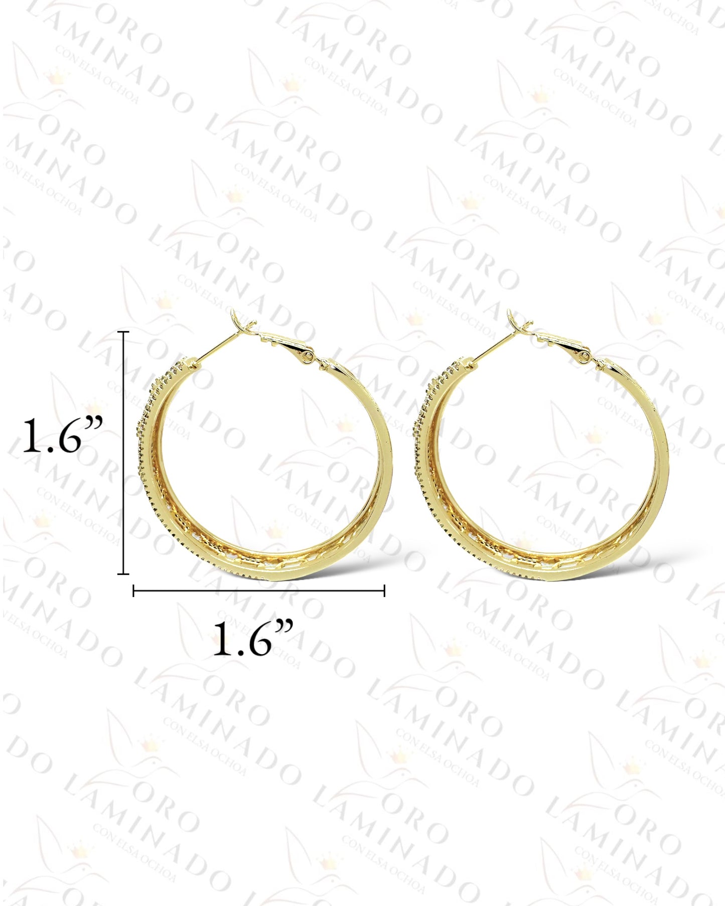 High Quality Chain Hoop Earrings R69