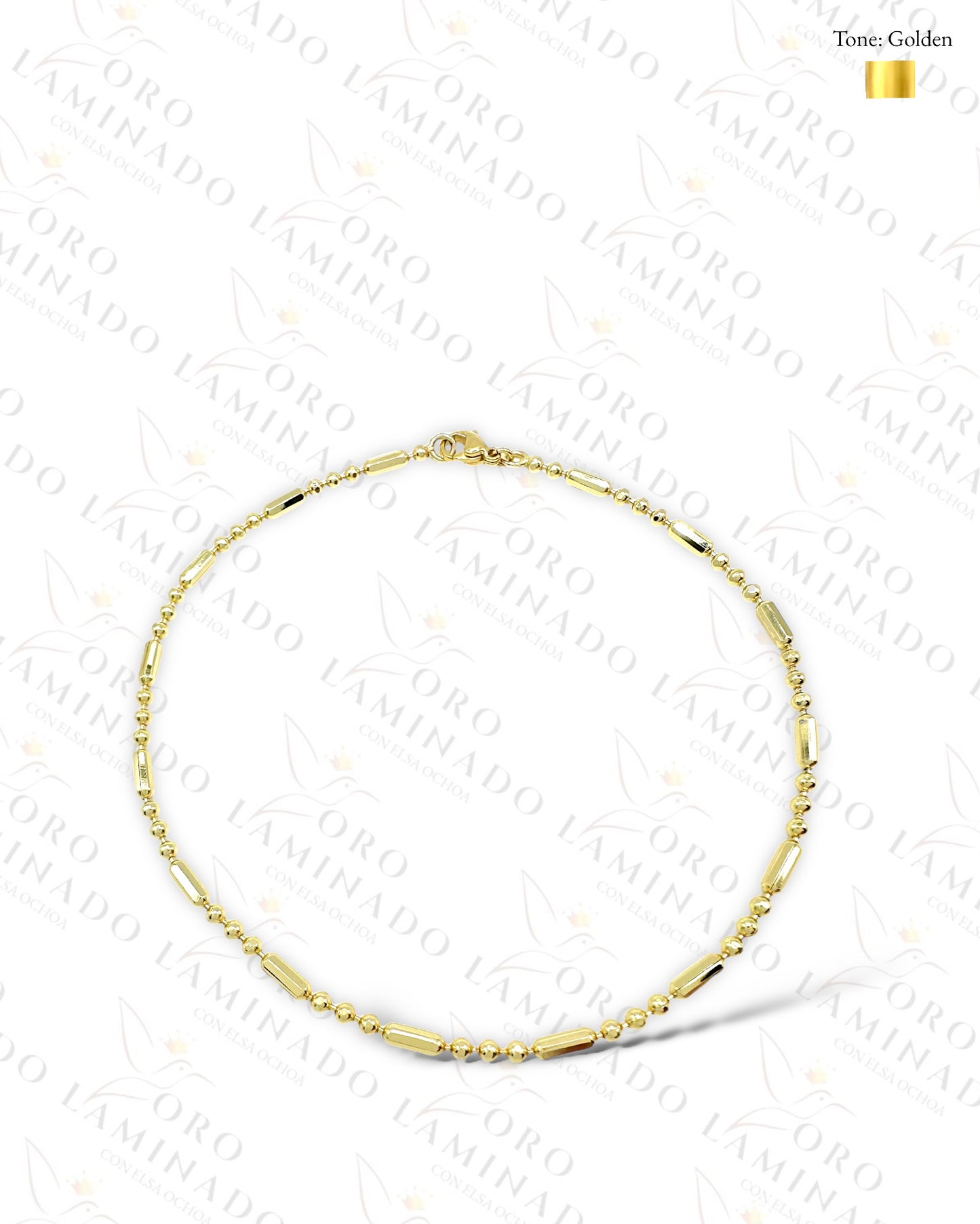 High Quality Pebbles Design Chain Anklet Pack of 3 B401