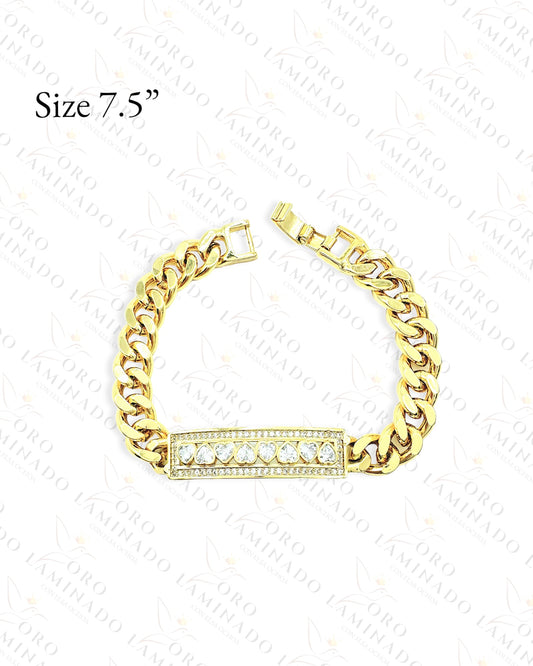 High Quality Hearts Plaque Bracelet C447