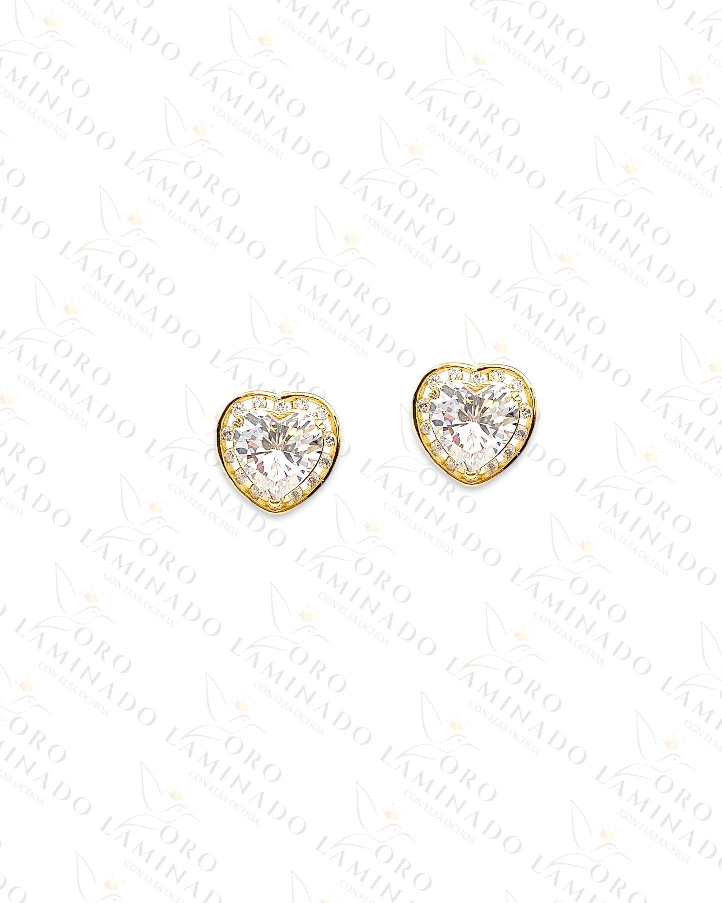 High Quality Heart Dimond Earrings C279