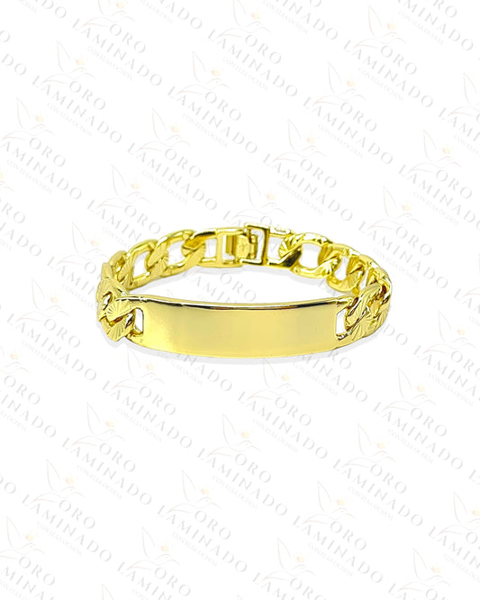 High Quality Plain Plaque Bracelet R126