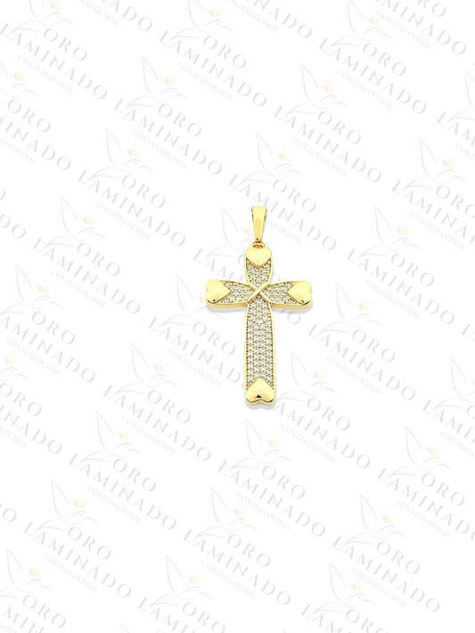 High Quality Heart Cross Pendant C213