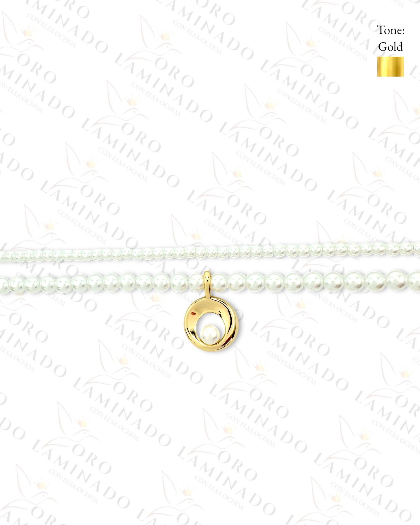 High Quality Gold Pendant Pearl Necklace (Gold Filled) G440