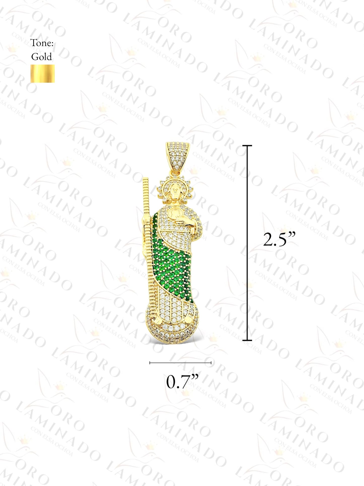 High Quality Saint Judas Diamond Pendant B249