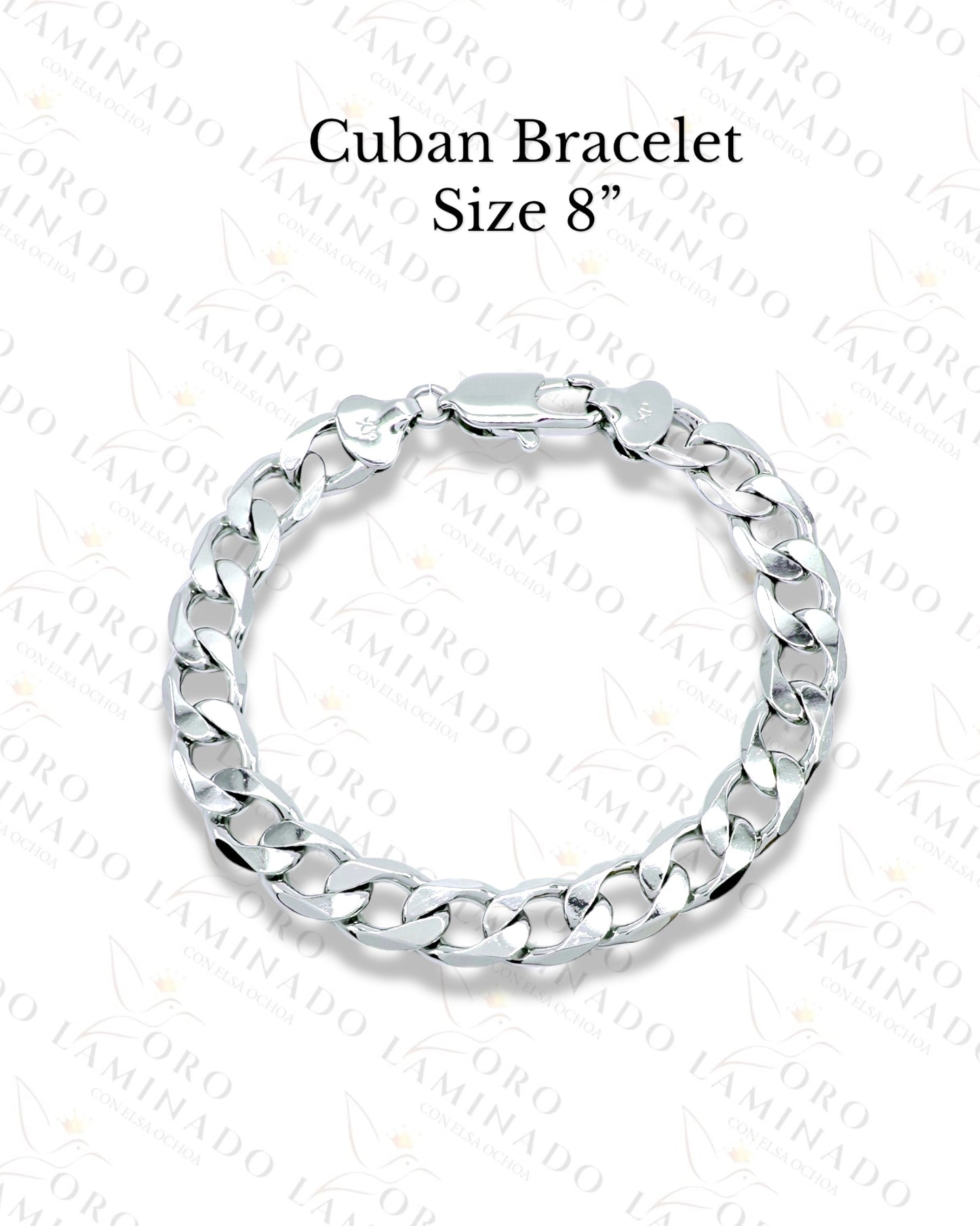 High Quality Silver Cuban Bracelet R480