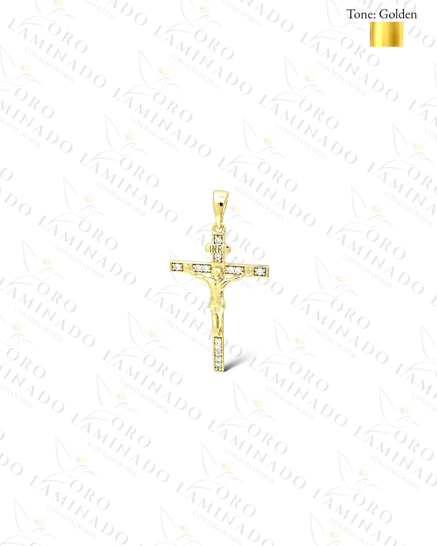 High Quality INRI Cross Pendant B477