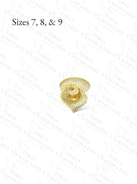 Gold Filled Orchid Ring C125