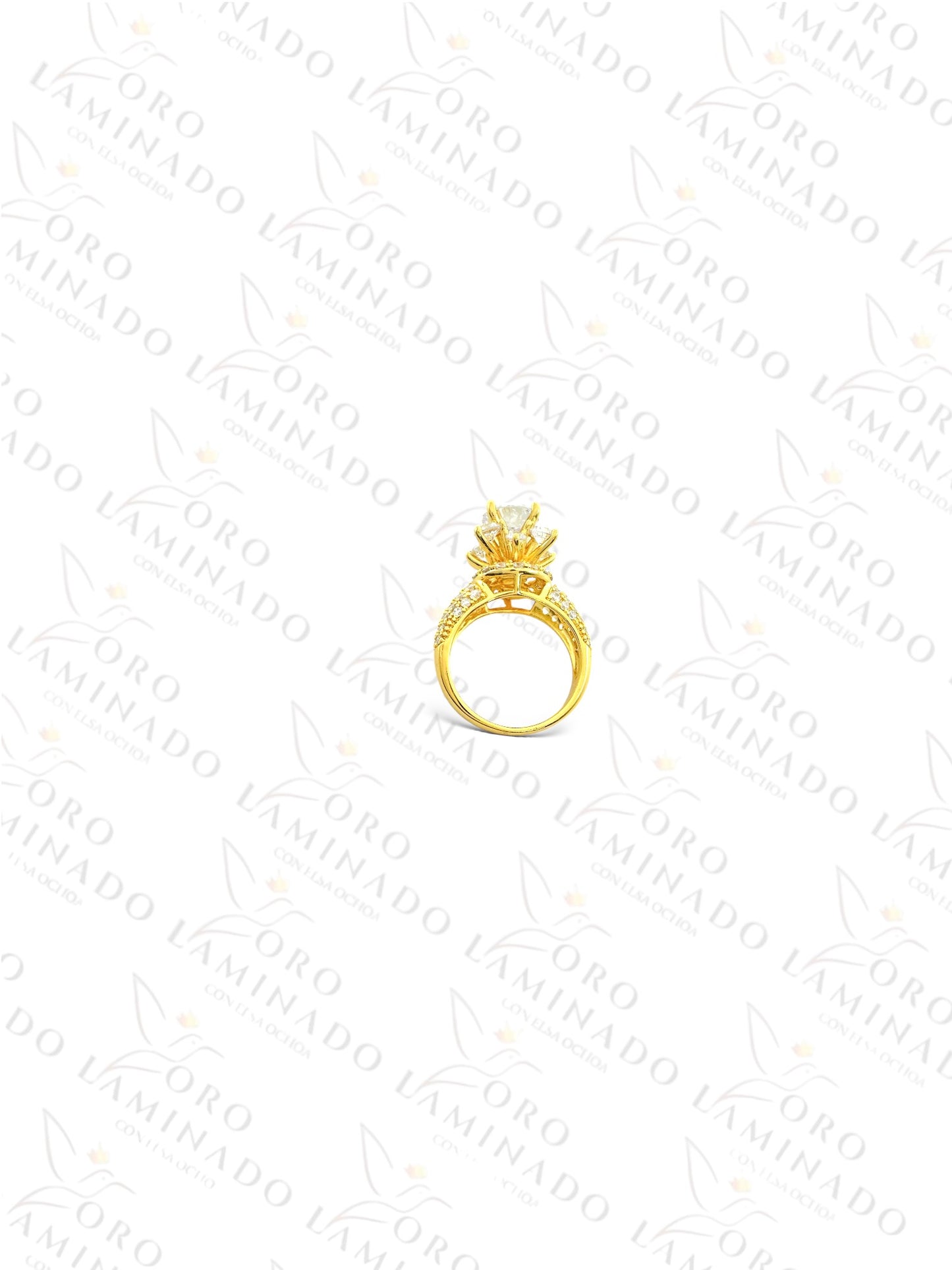 Gold Filled Princess Cut Ring Y165