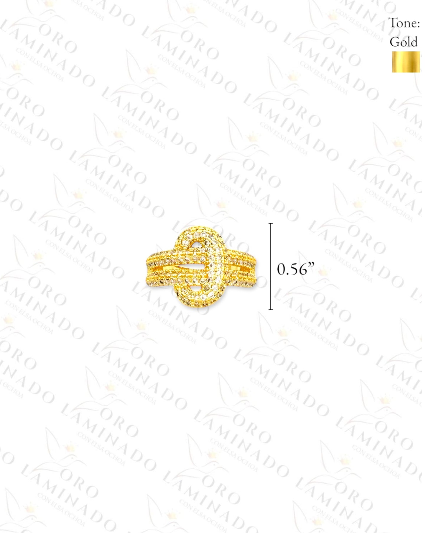 Adjustable C-Knot  Ring  (Gold Filled) B79