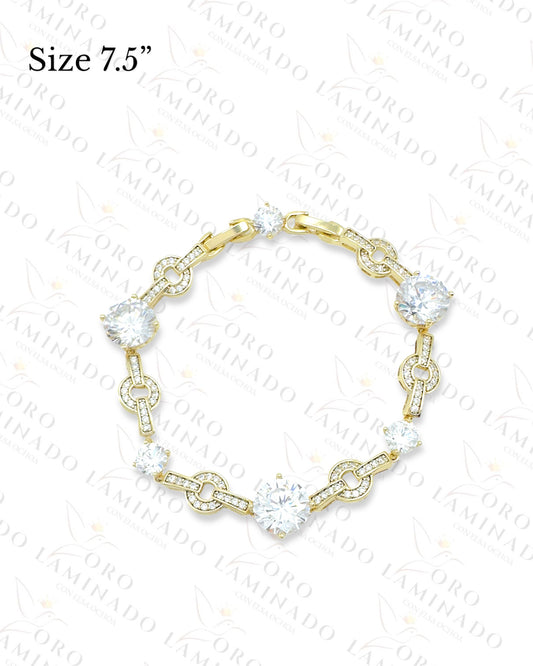 High Quality Round Diamond Bracelet  Y319