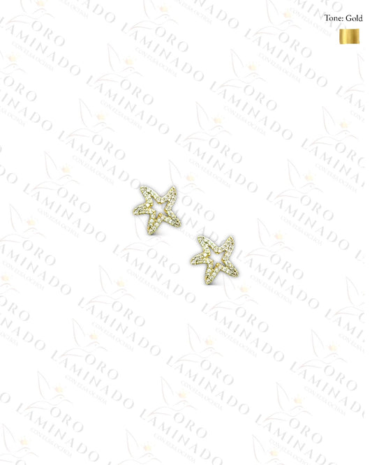 High Quality Sea Star Sparkling Earrings  G420