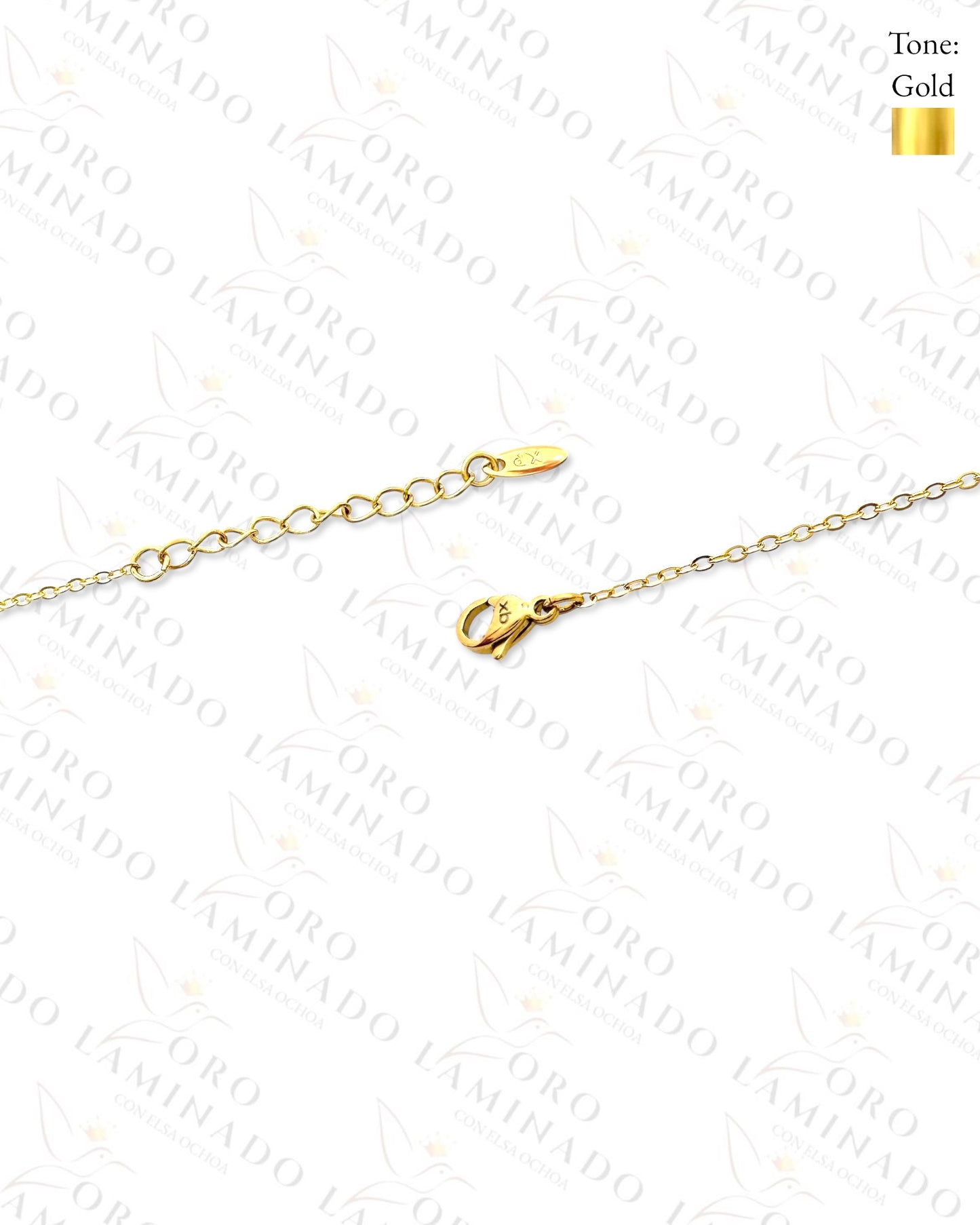 High Quality Pack of 3 Crown Charm Anklet (Gold Filled) G69