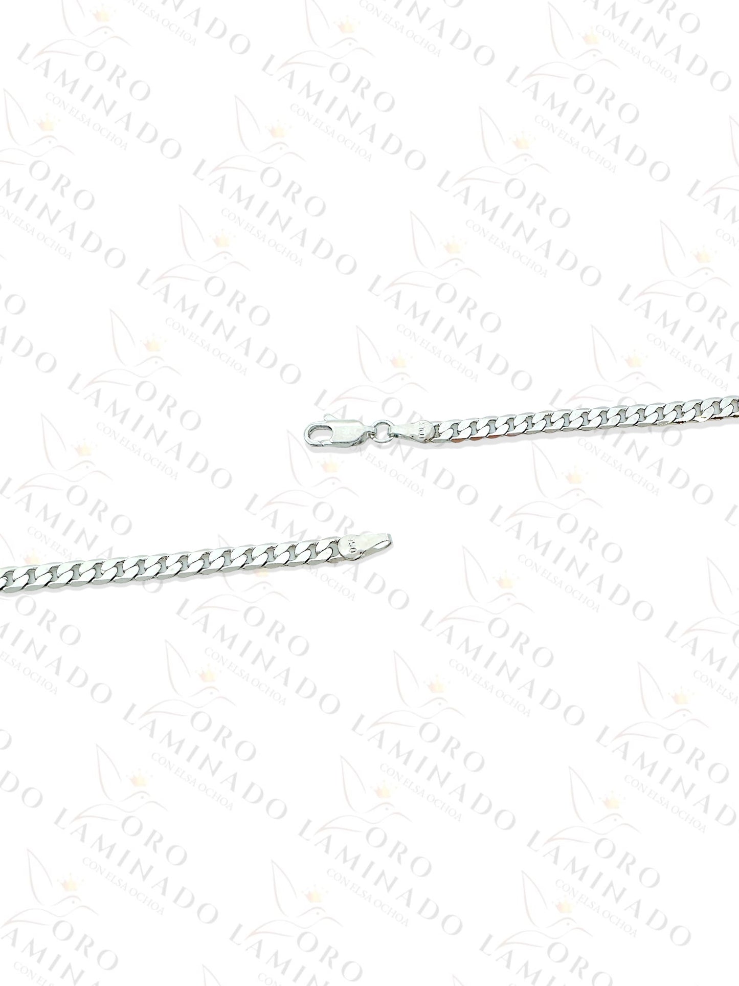 Silver Cuban Chains Pack of 6 Size 20" 4mm