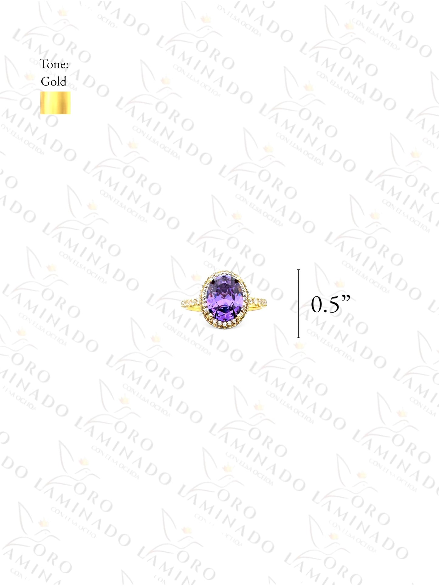 High Quality Purple Stone Ring G460