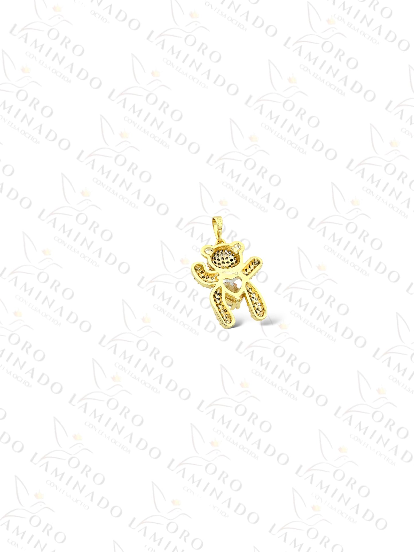 High Quality Bear with Diamond Pendant R327