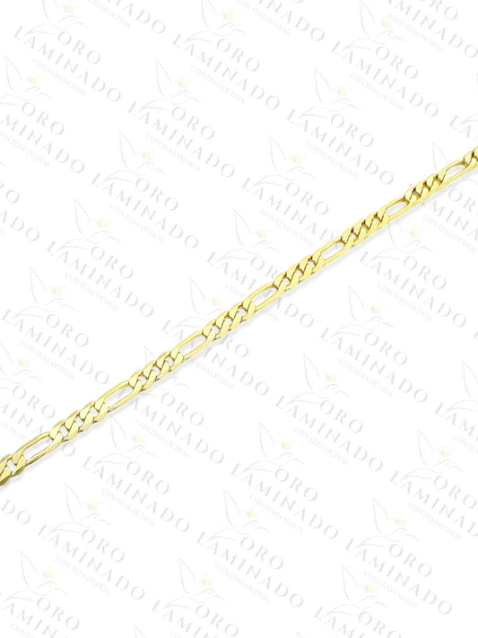 High Quality Gold Filled Figaro Anklet C405