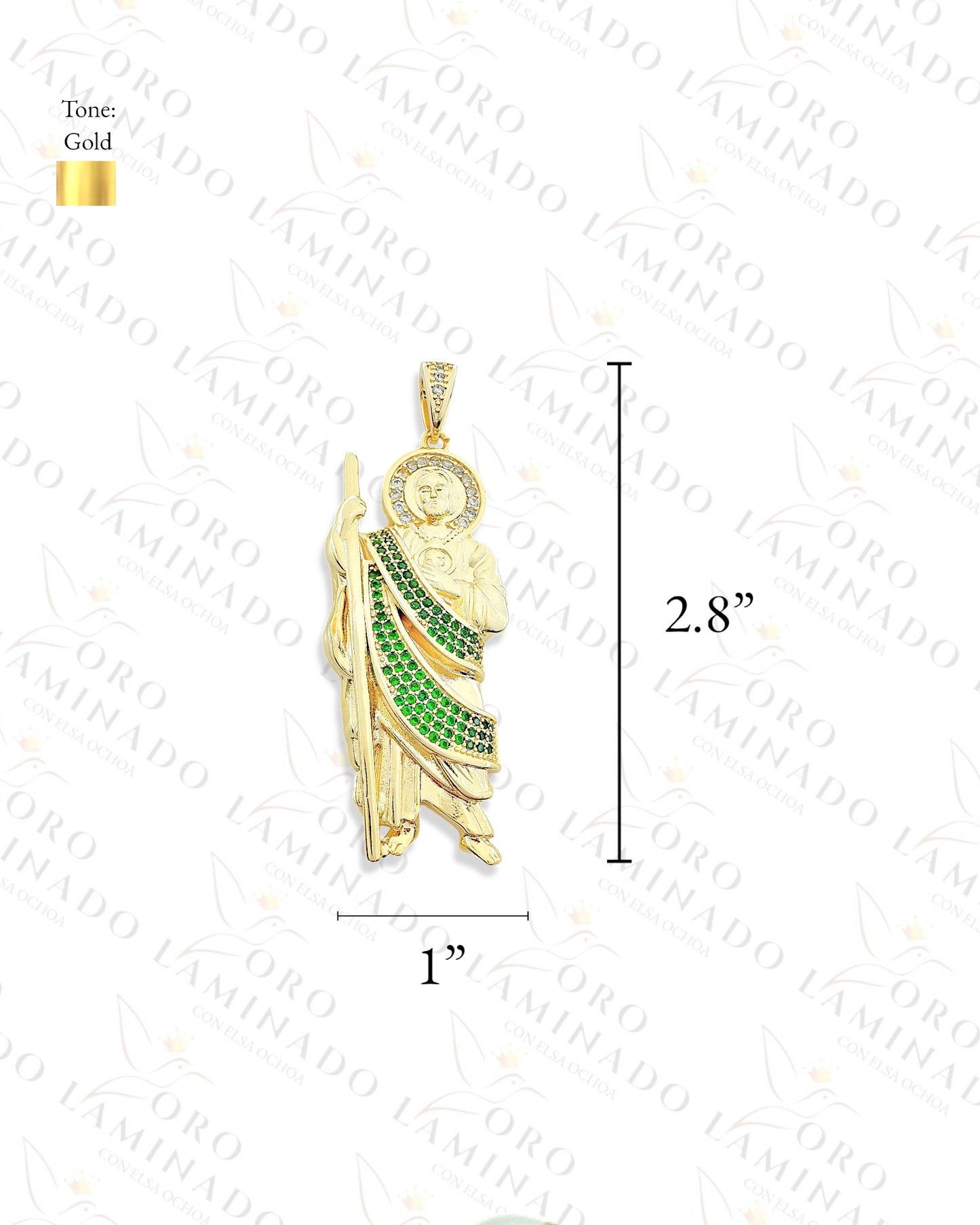 Green Saint Judas Pendant R17