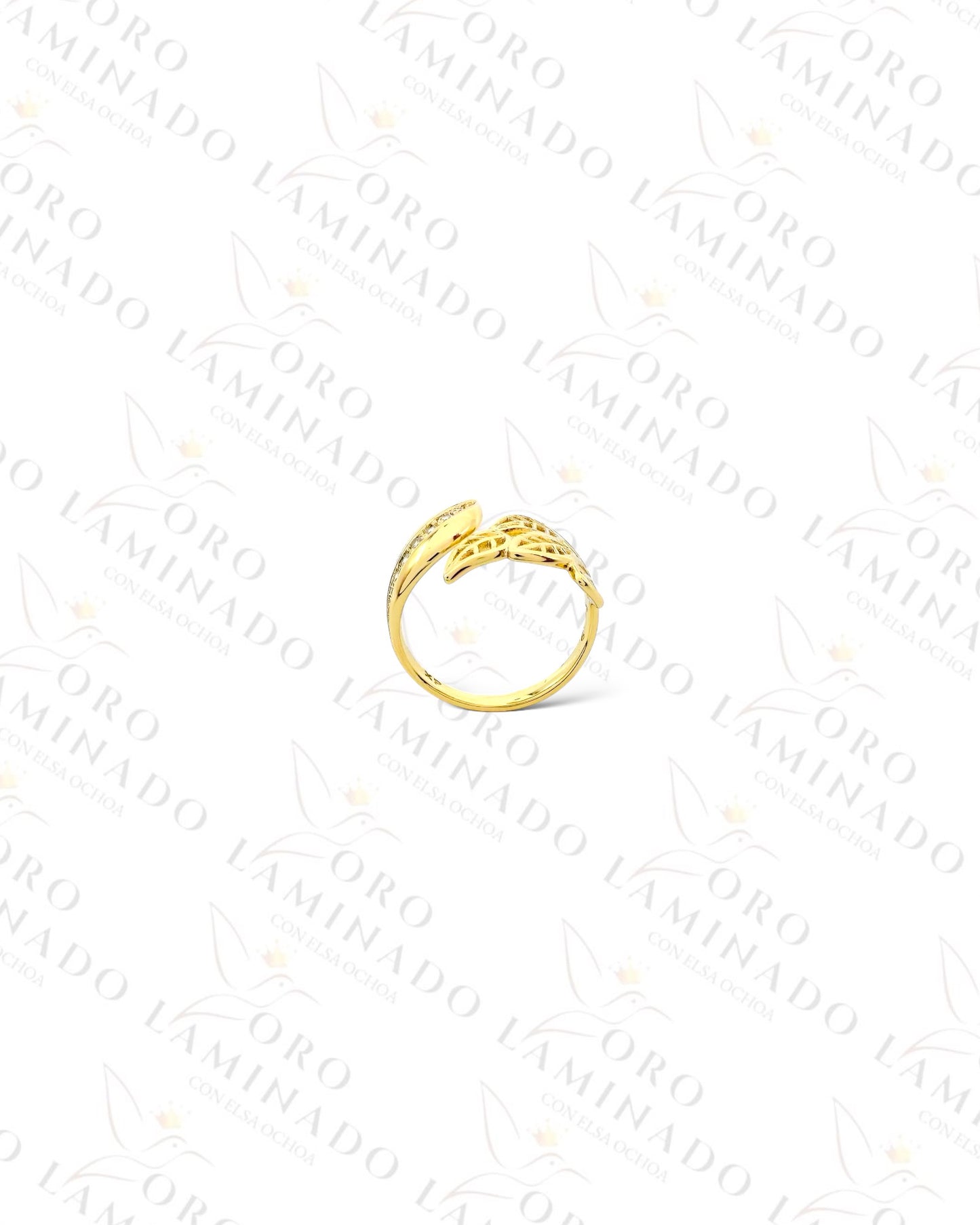 High Quality Adjustable Leaf Ring (Gold Filled) R112