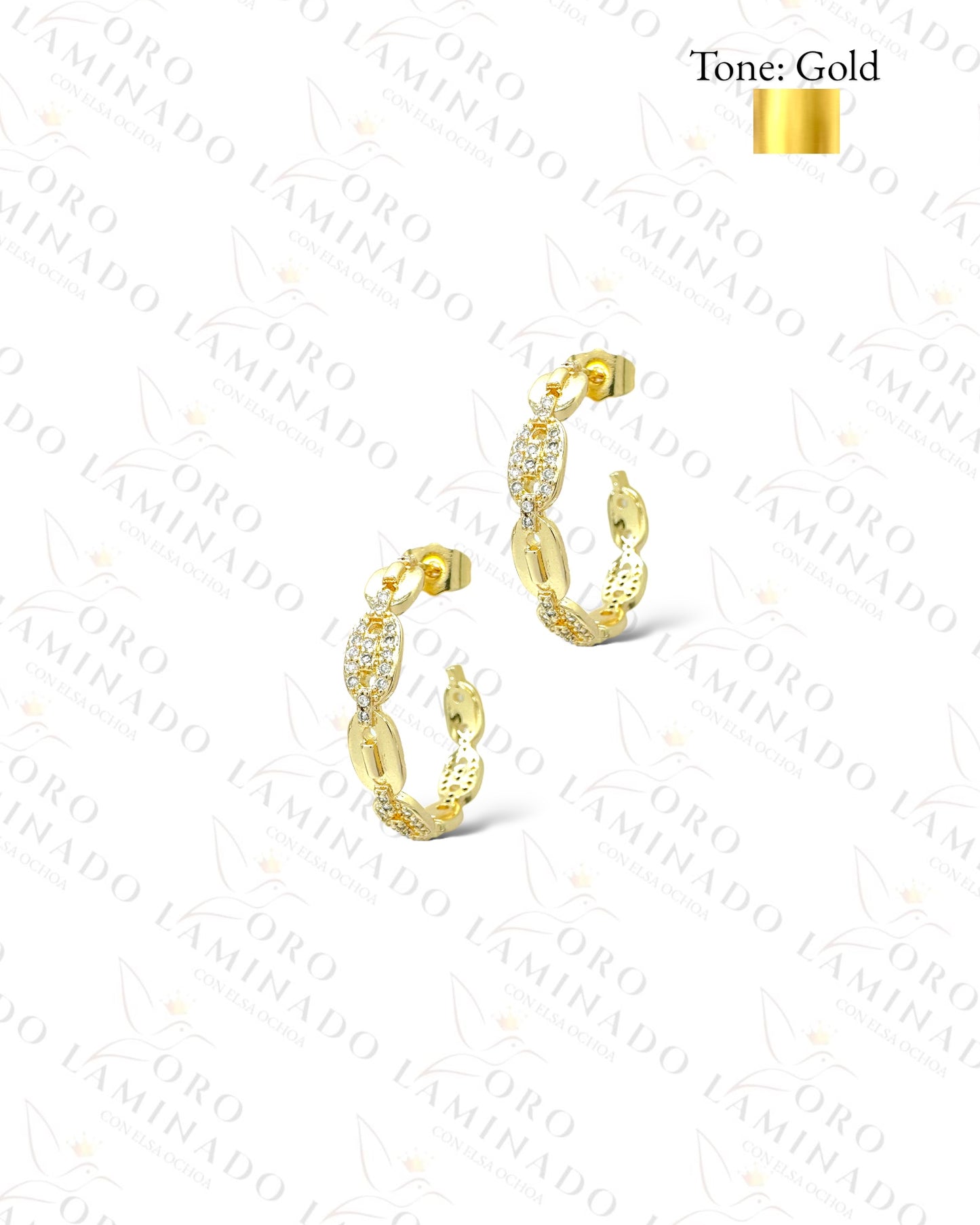 Golden GG Style Earrings B338