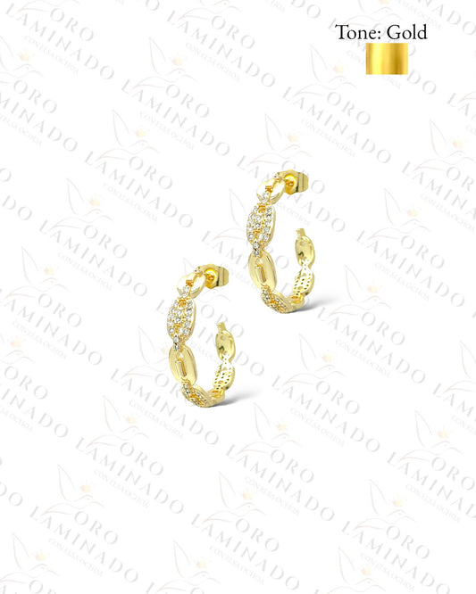 Golden GG Style Earrings B338