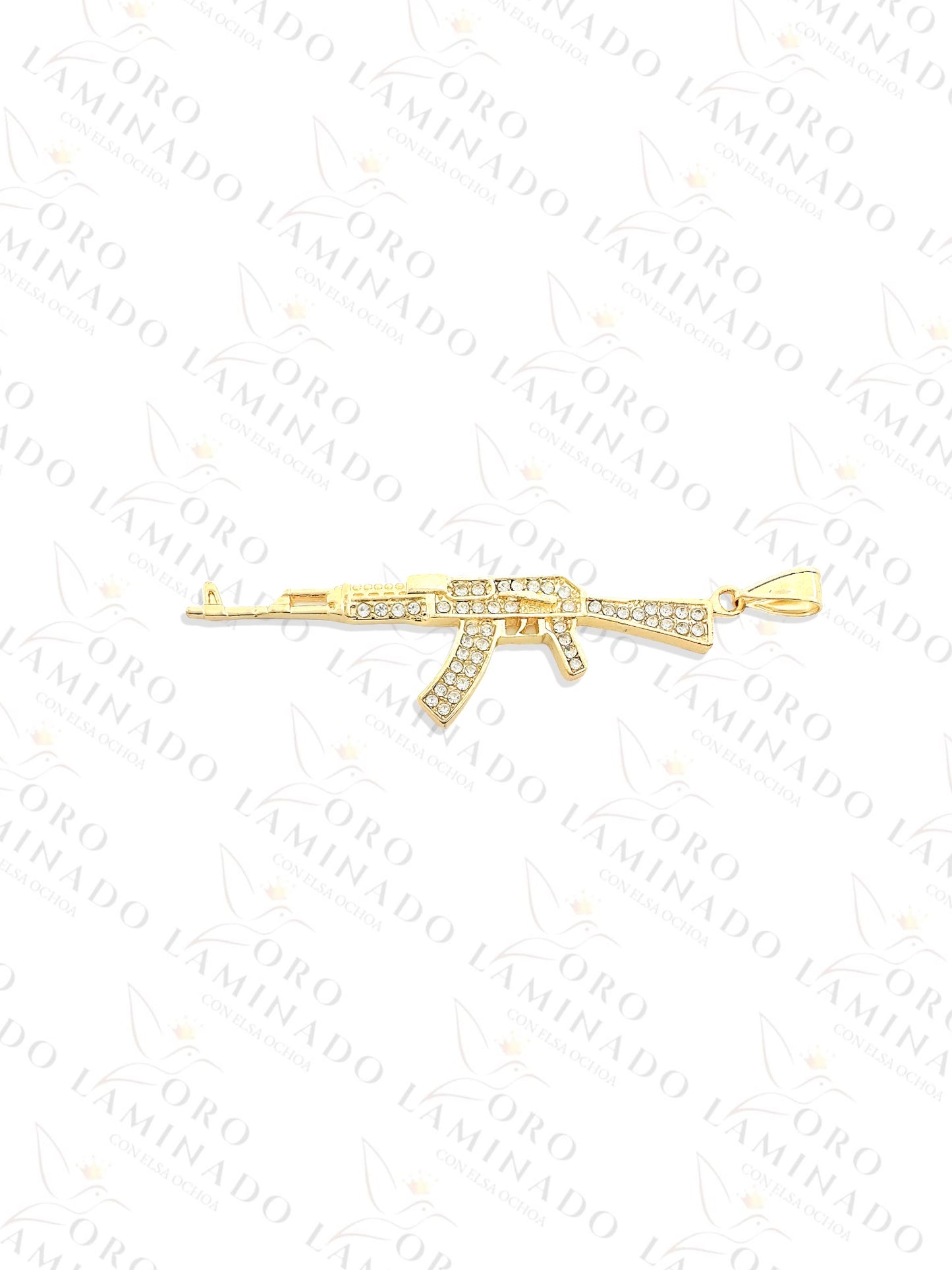 Gold Filled Fire Arm Pendant G307