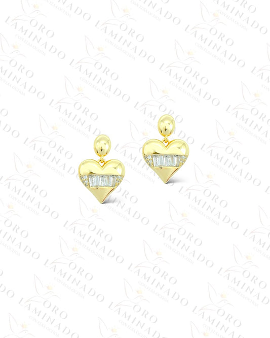 High Quality Heart Earrings B38