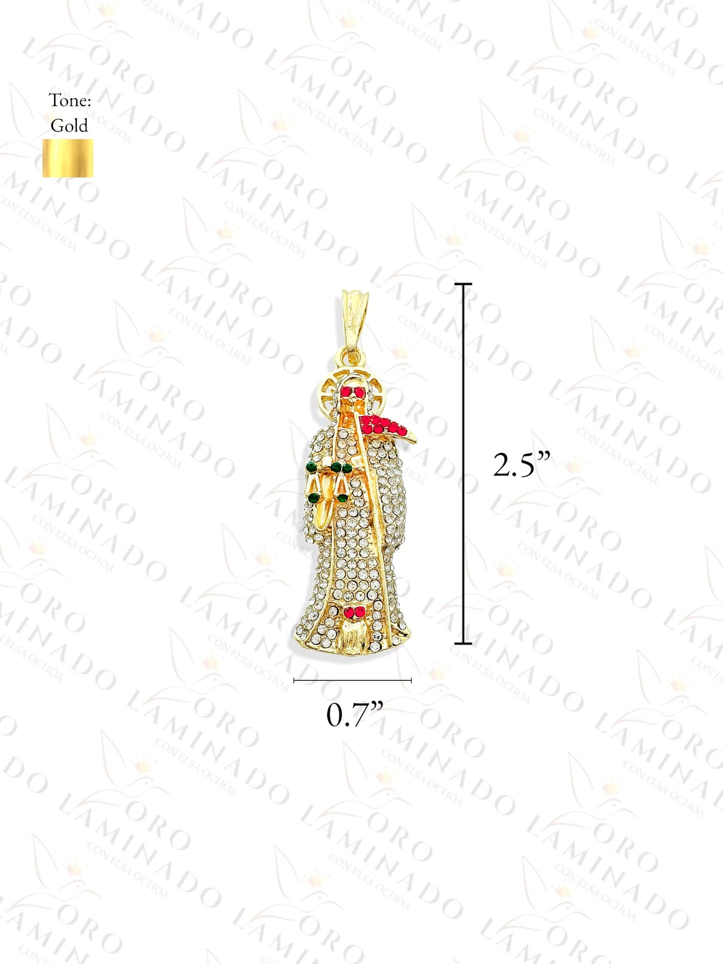 Santa Muerte Pendant B107