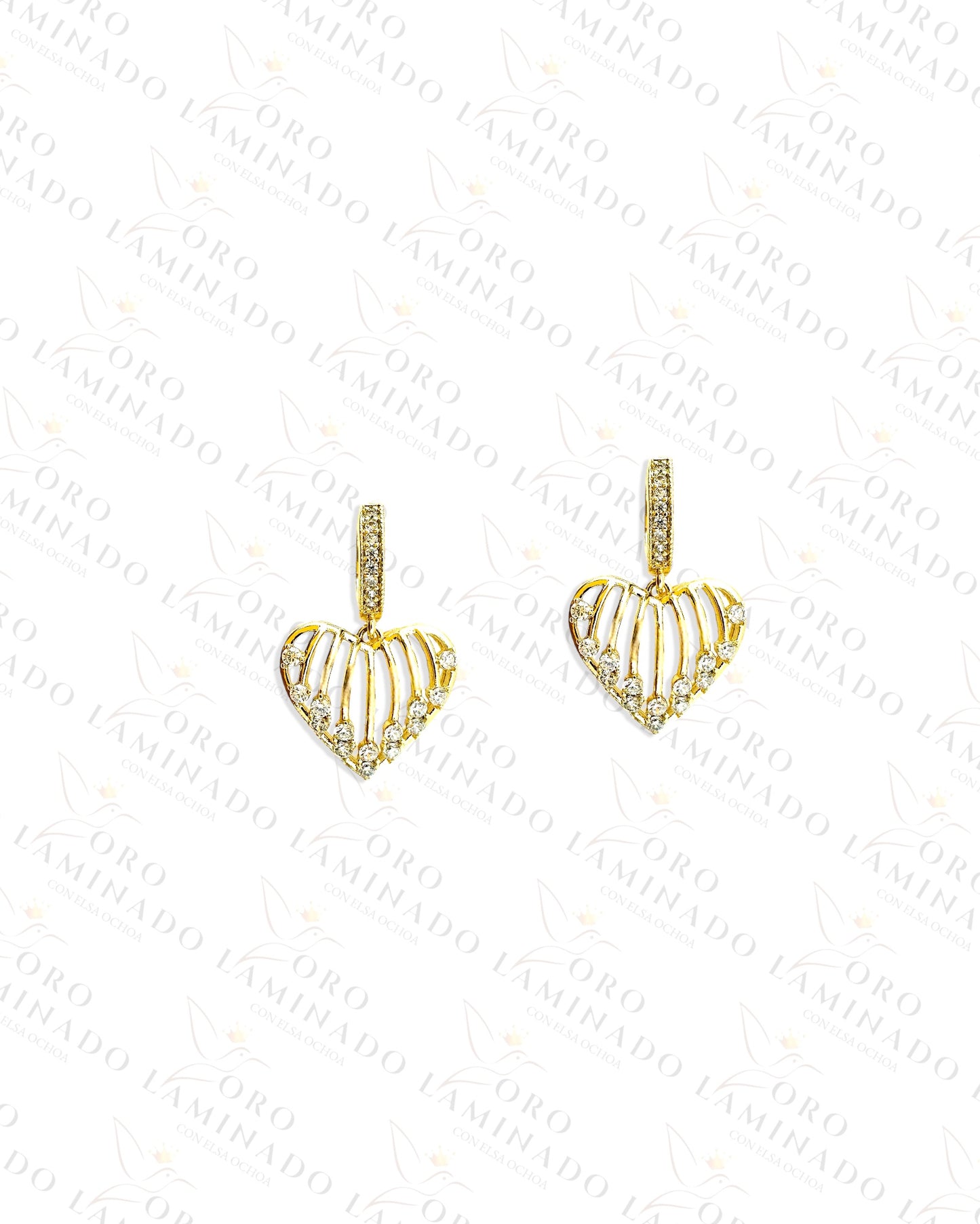 High Quality Heart Earrings C379