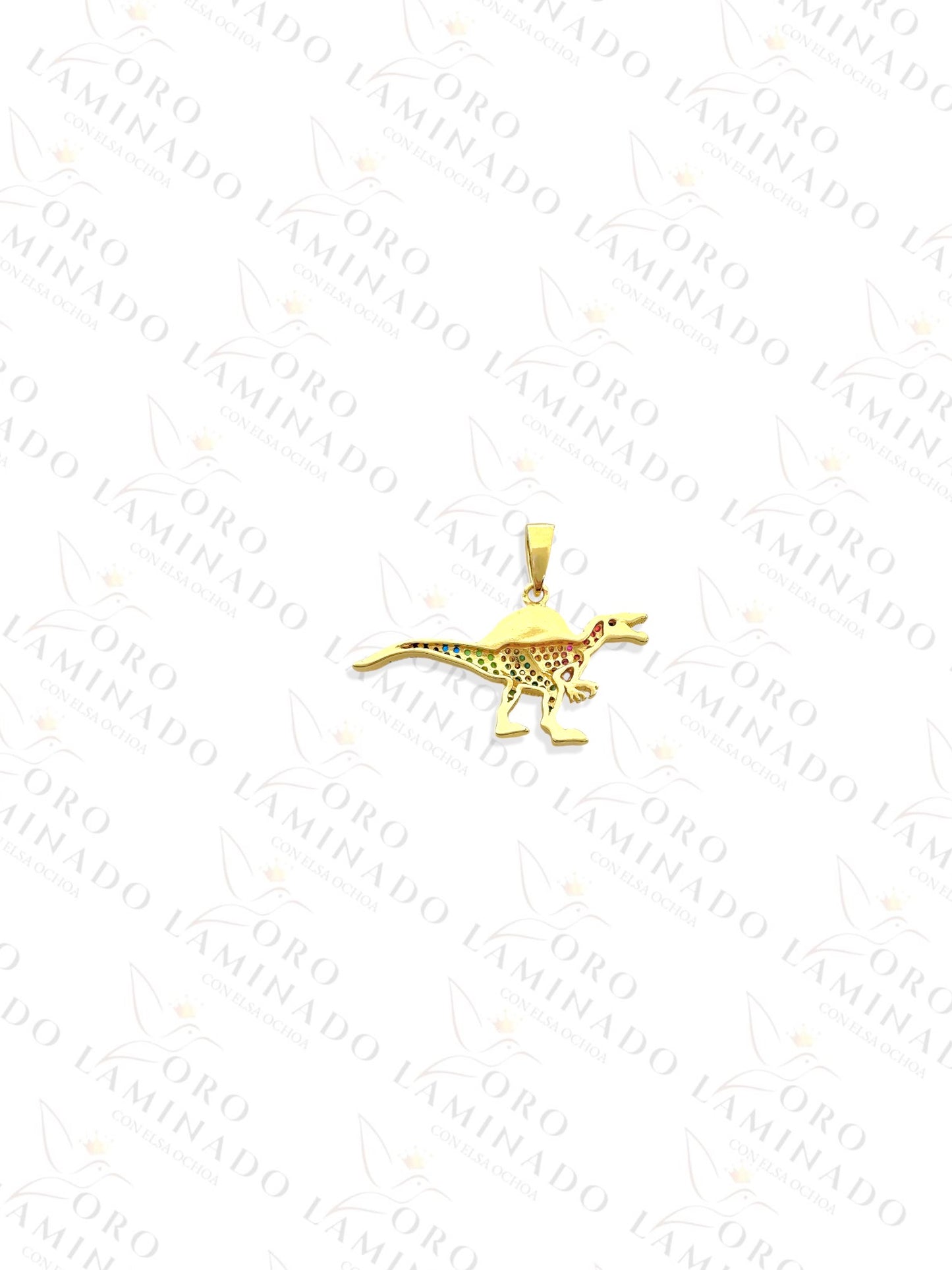 Multi-Color Spinosaurus Dinosaur Pendant R306