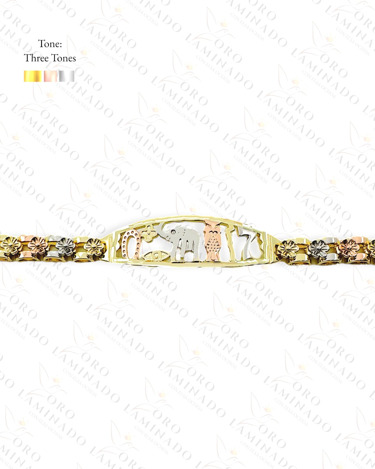 High Quality Three Tones 7 Powers Bracelet C449