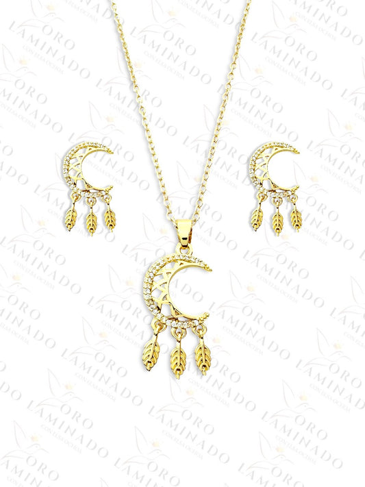 Gold Moon Dreamcatcher Set (Gold Filled) C38