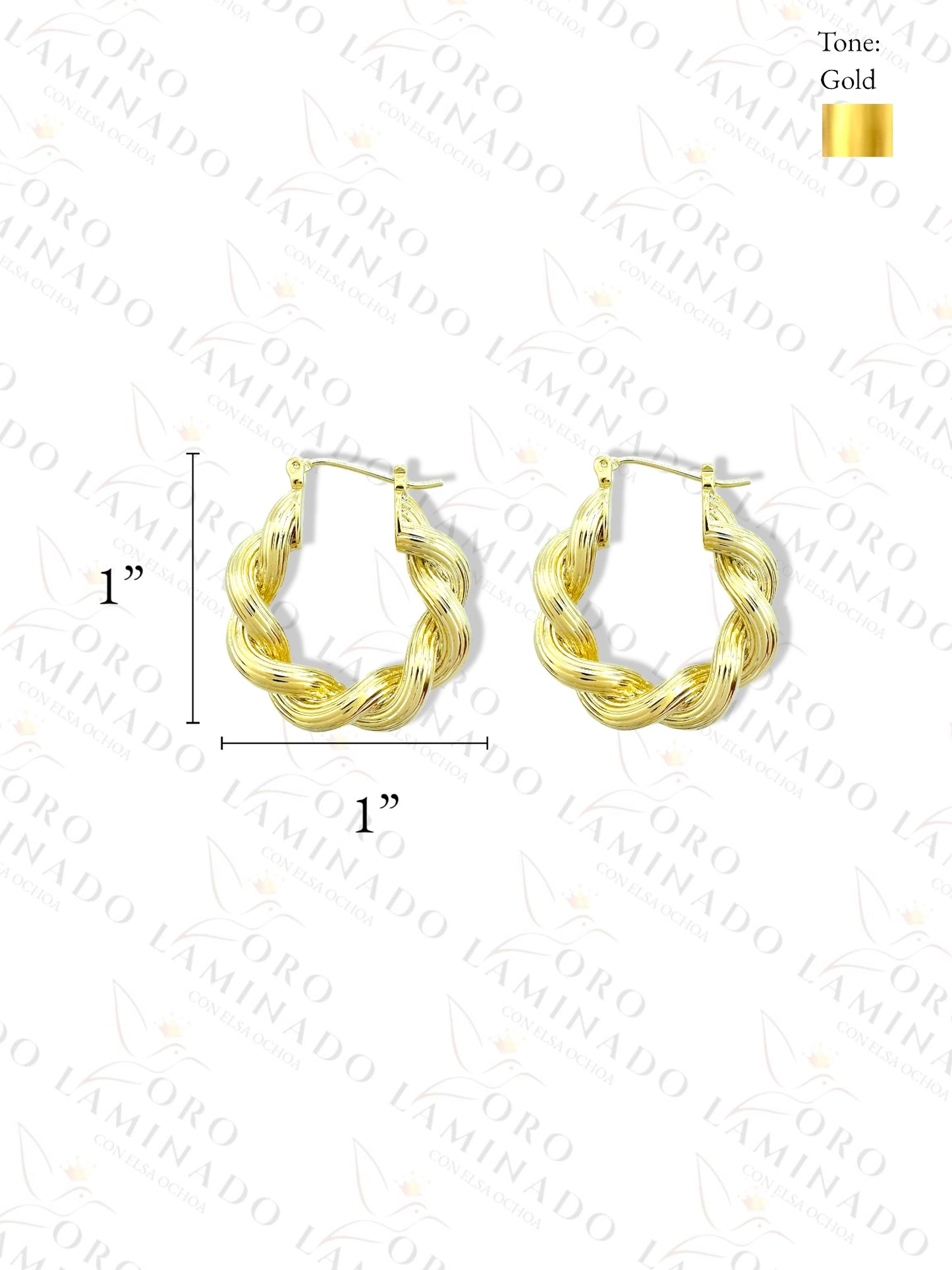 High Quality Spiral Hoop Earrings G207