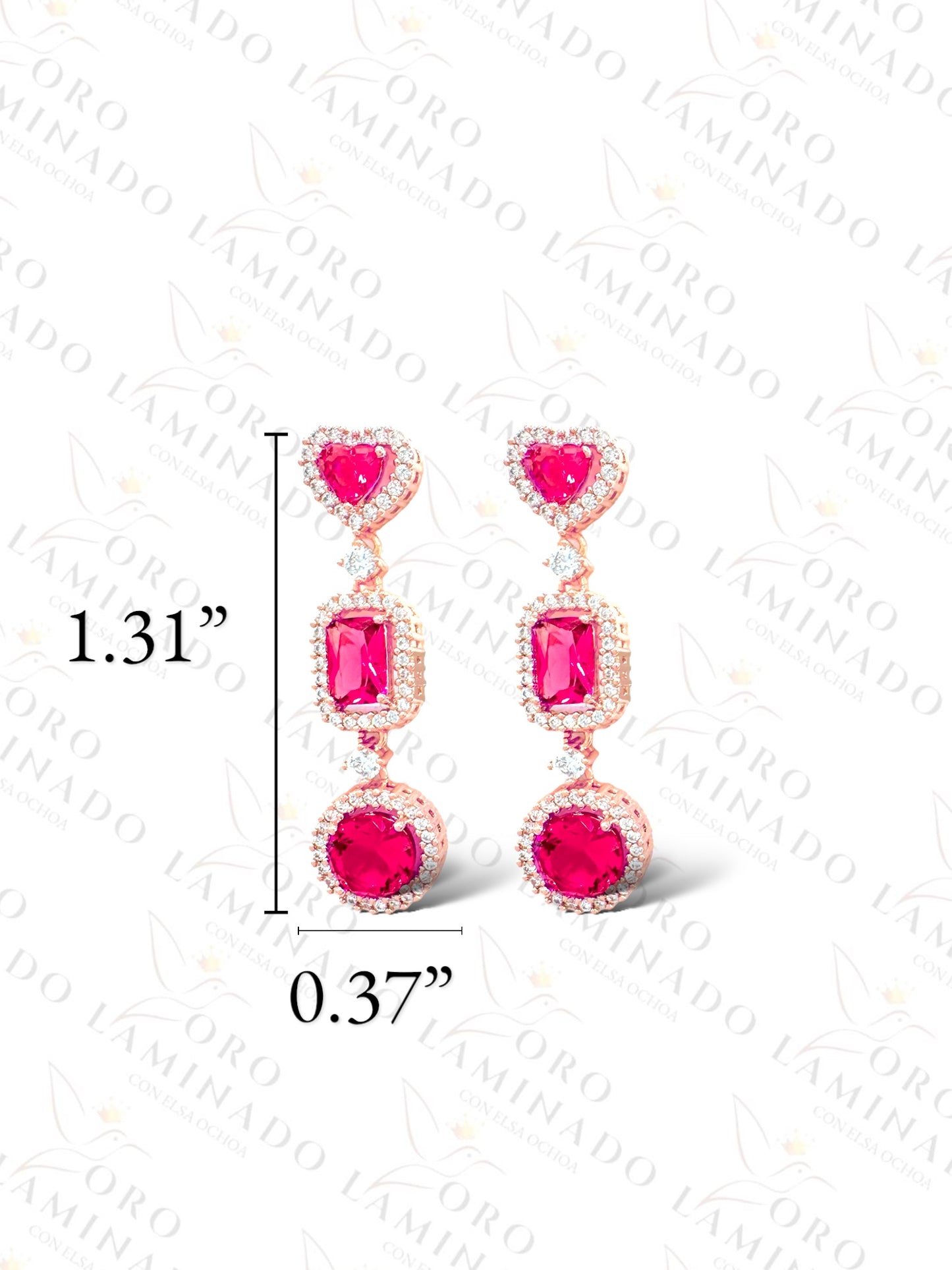 High Quality Heart and Shapes Earrings B64