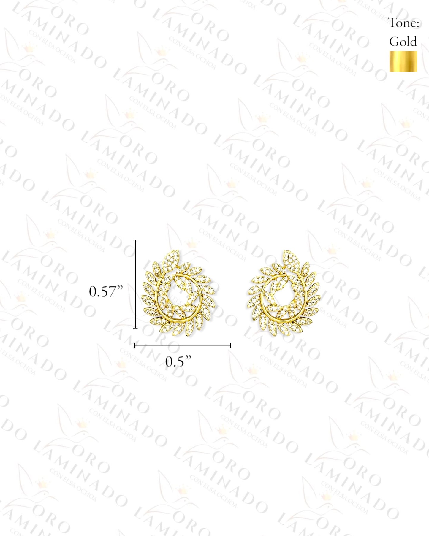 High Quality Laurel Wreath Set (Gold Filled) B19