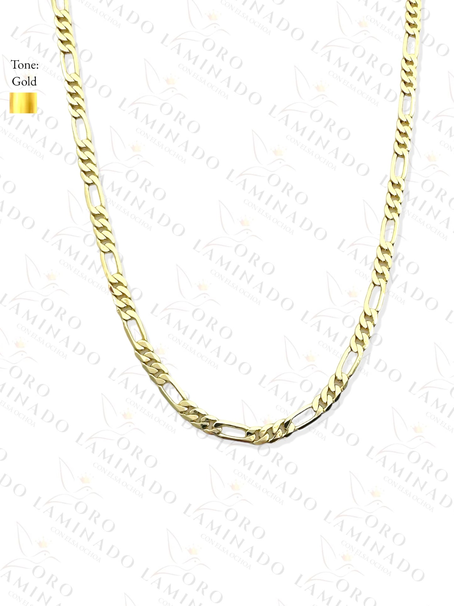 Gold Filled Figaro Chains Pack of 6 Size 20" 3mm G195