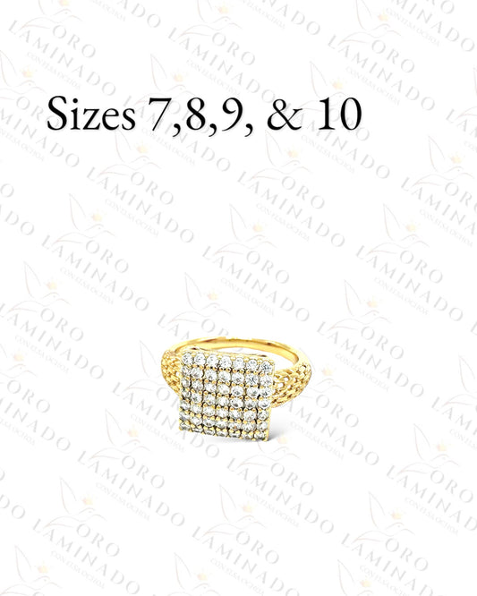 High Quality Cubic Crystal Ring G454