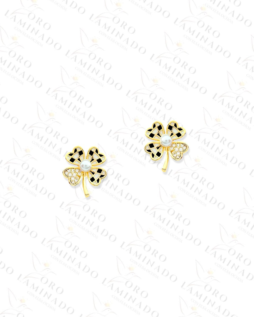 High Quality Four Leaf Clover Earrings B441