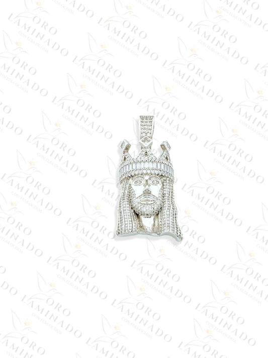 Silver Christ Pendant R252