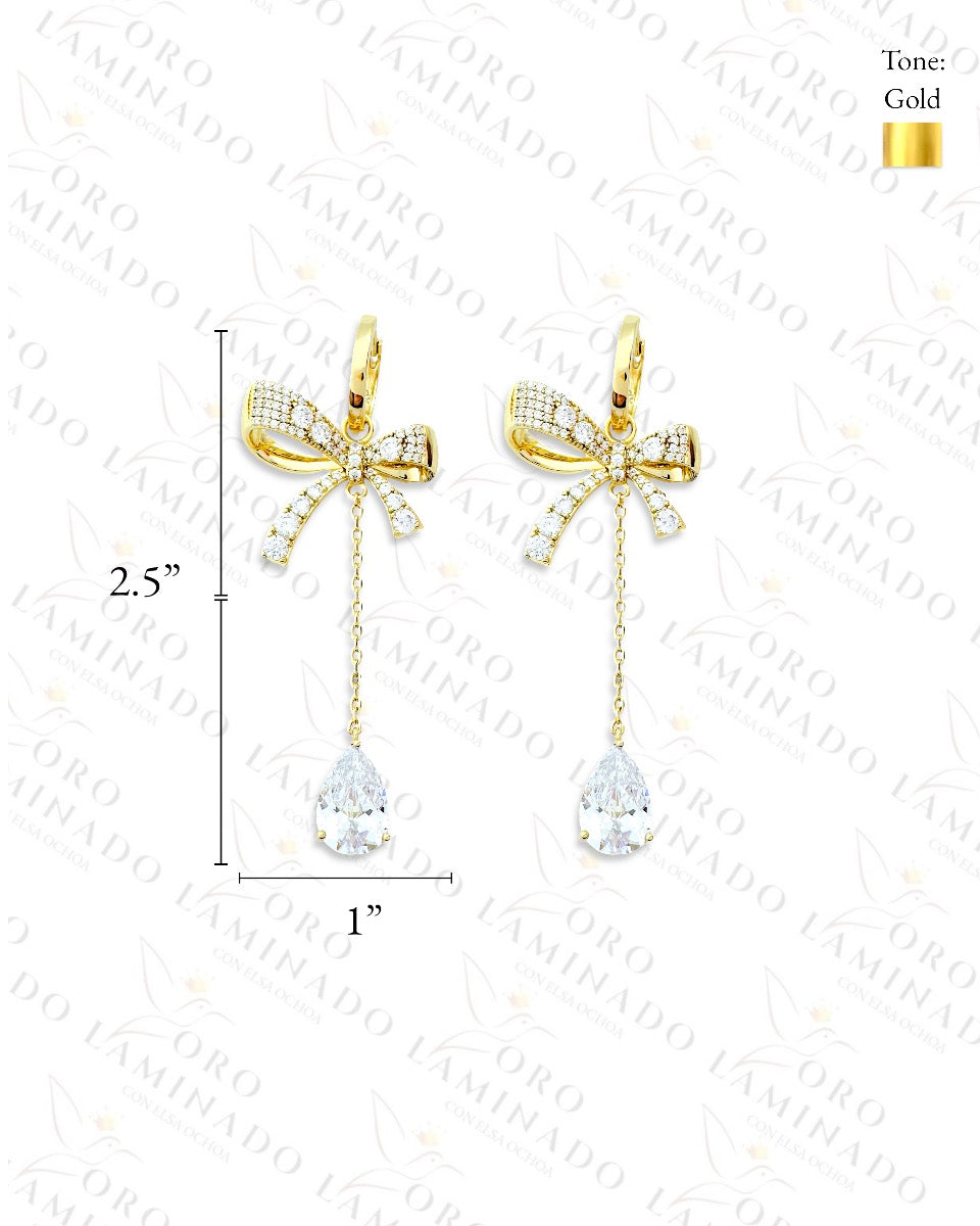 High Quality Long Bow Earrings C425