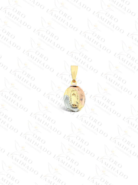 Three Tones Virgen Mary Pendant Y424