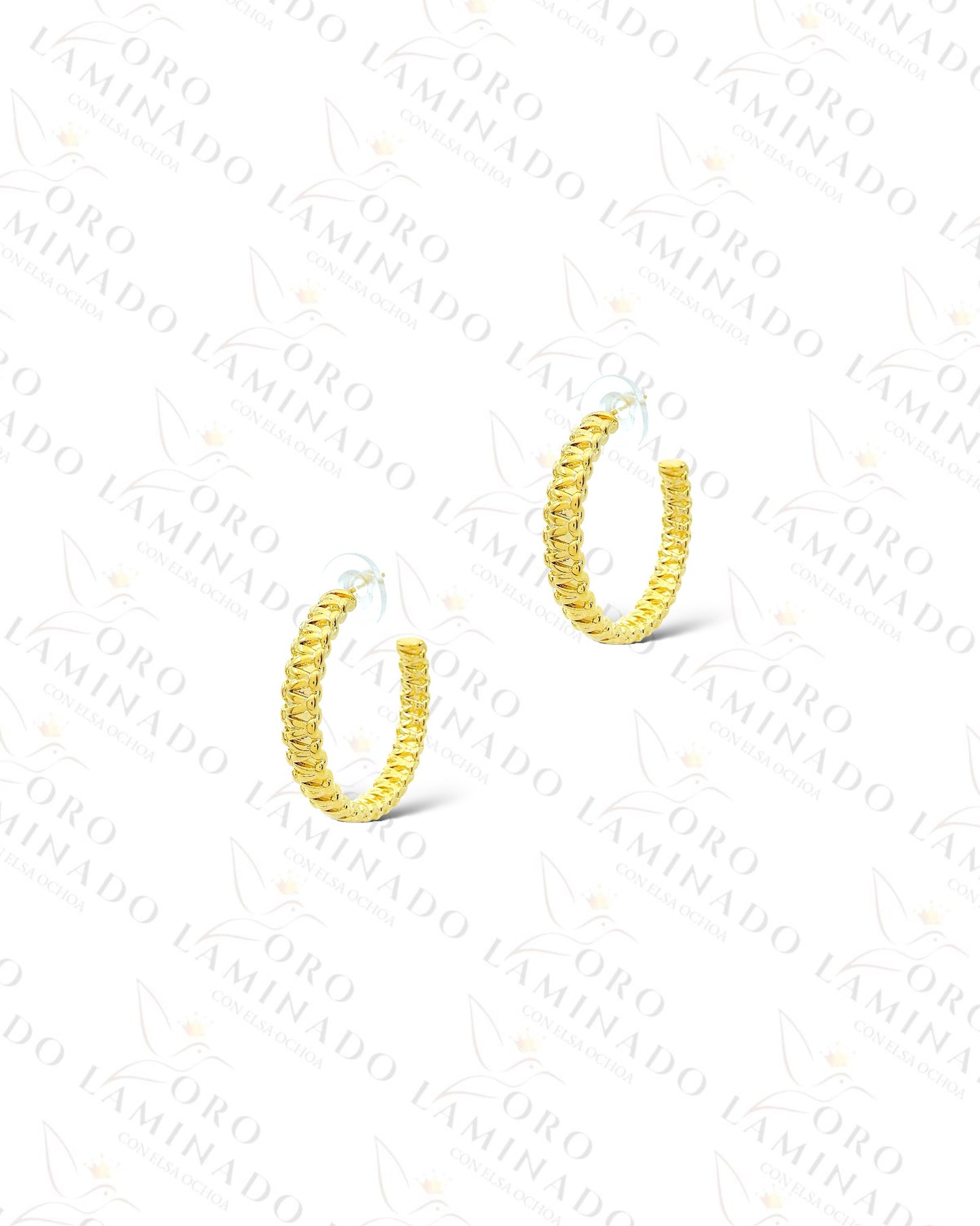 High Quality C-Shape Earrings (Gold Filled) C263