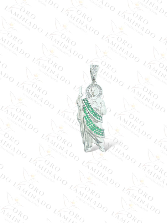 Silver Saint Judas Pendant Y328