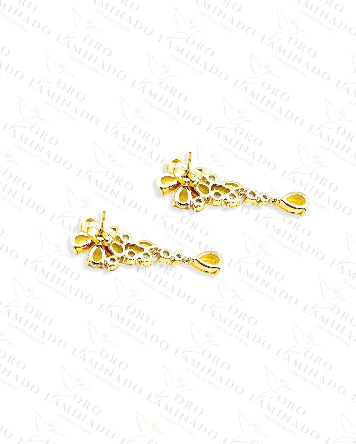 High Quality Yellow Flower Earrings C388