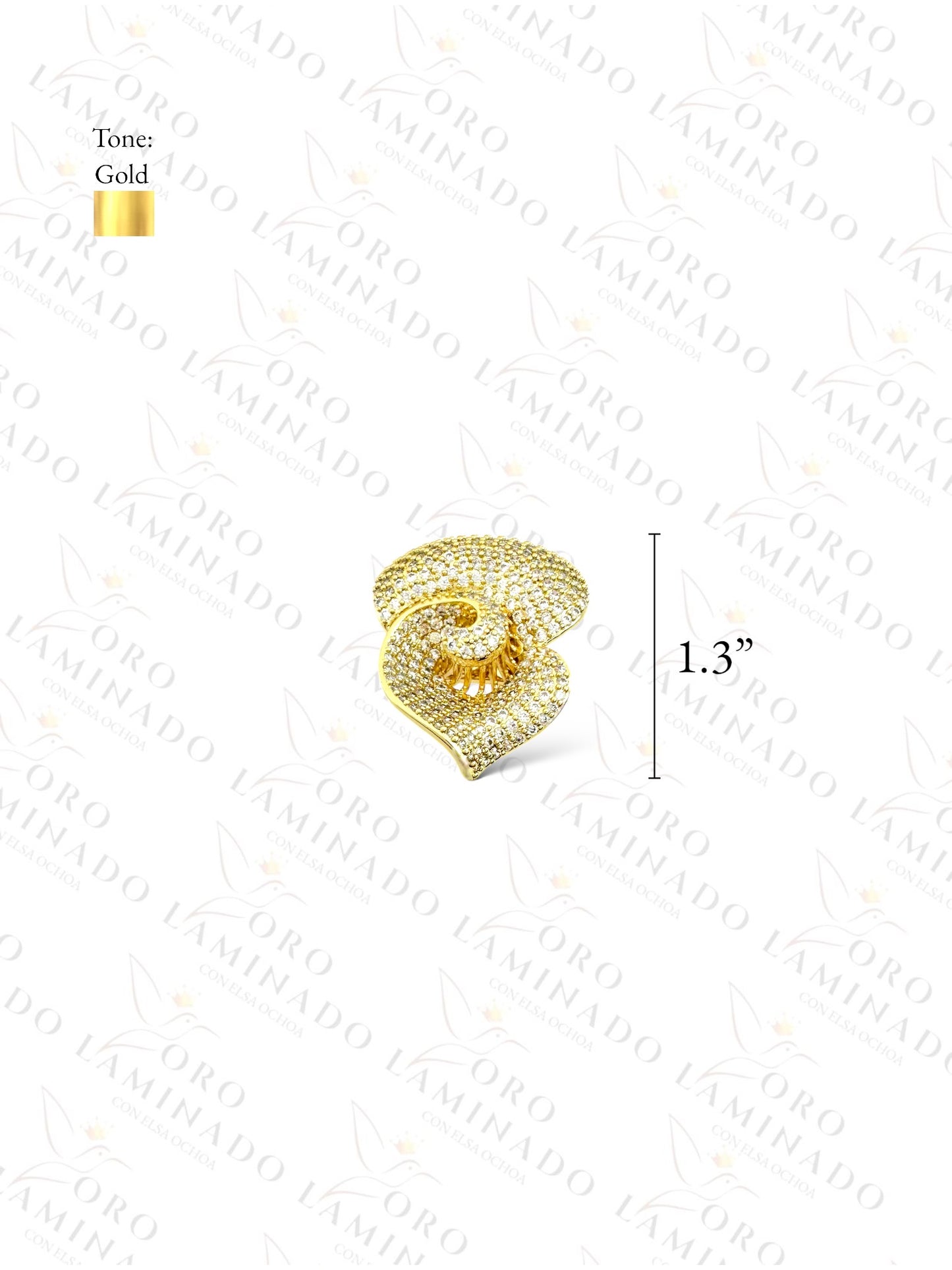 Gold Filled Orchid Ring C125