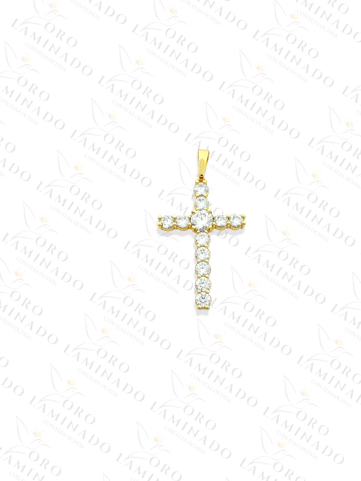 High Quality Diamond Cross Pendant R184