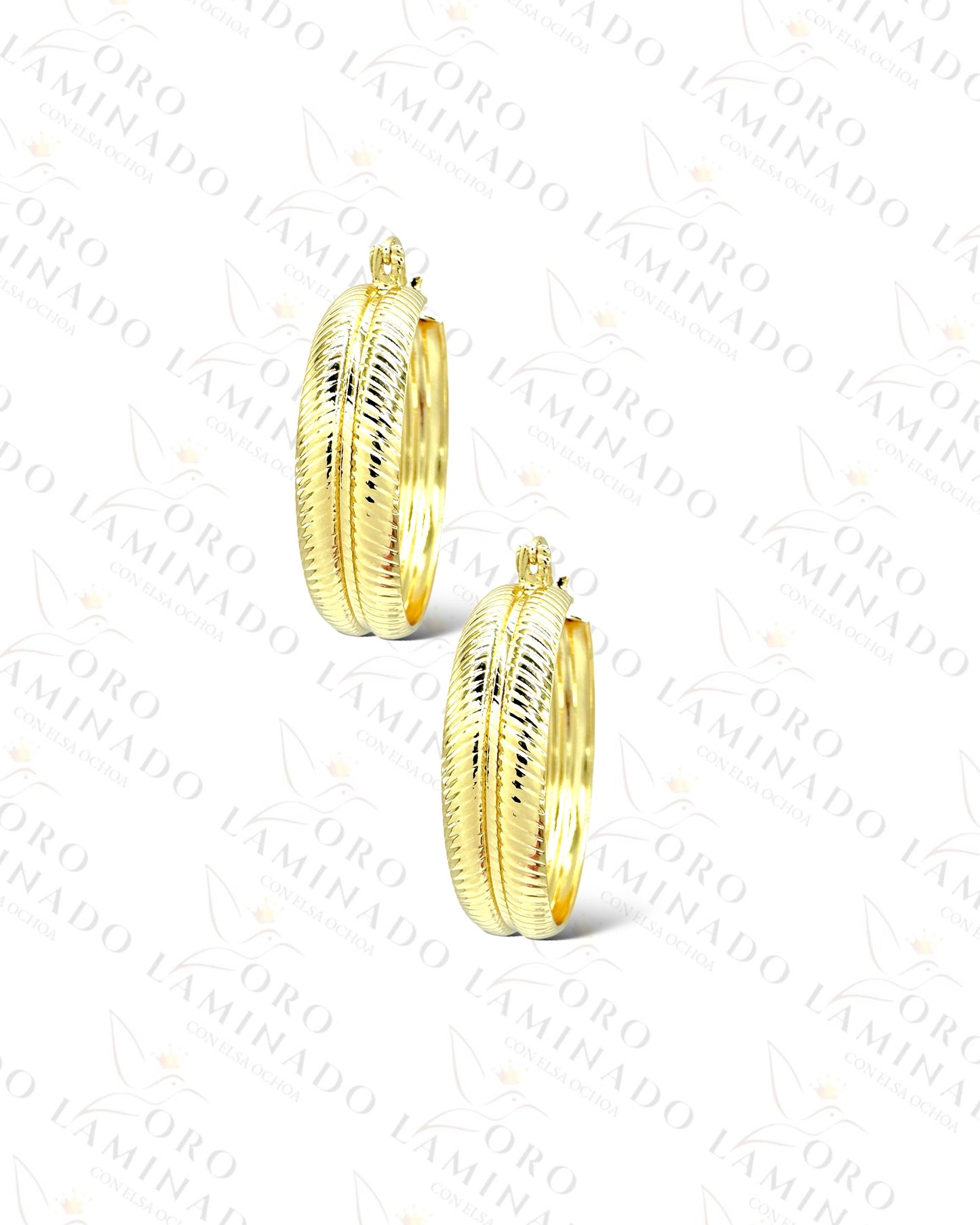 High Quality Gold Hoop Earrings C220