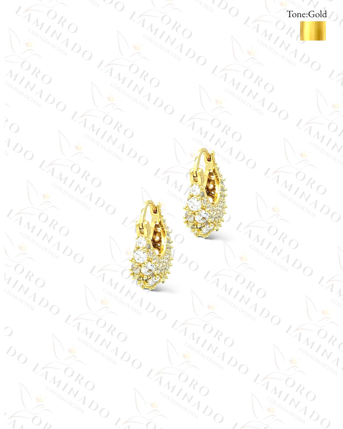 High Quality Sparkling Purse Earrings B458