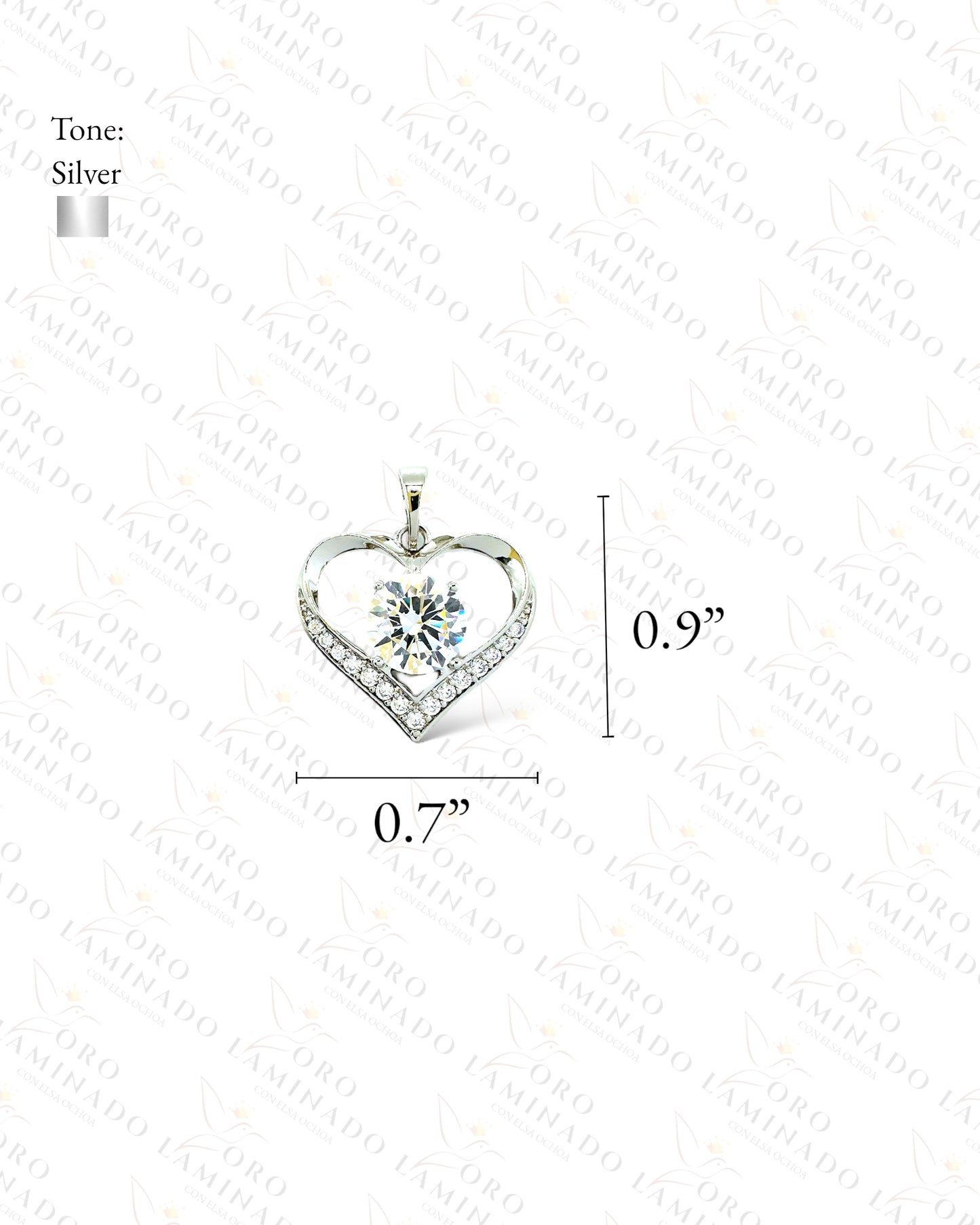 Exclusive High Quality Silver Heart Set G366