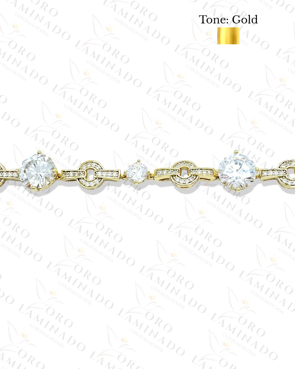 High Quality Round Diamond Bracelet  Y319