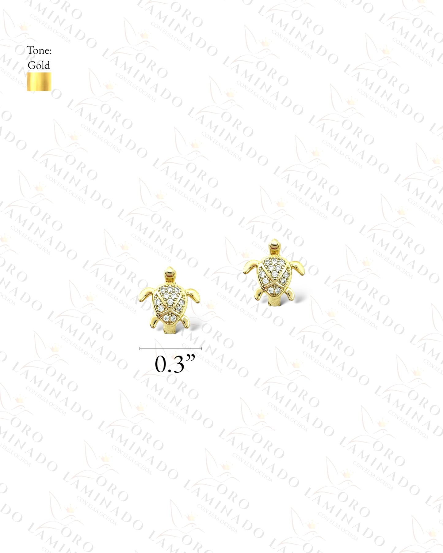 High Quality Small Turtle Hoop Earrings R231